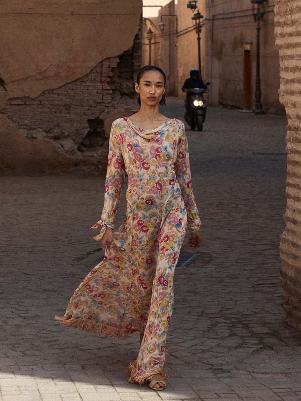 NWOT Doen OPHELIA DRESS -- JARDIN DE CAMELIAS - Picture 4 of 6